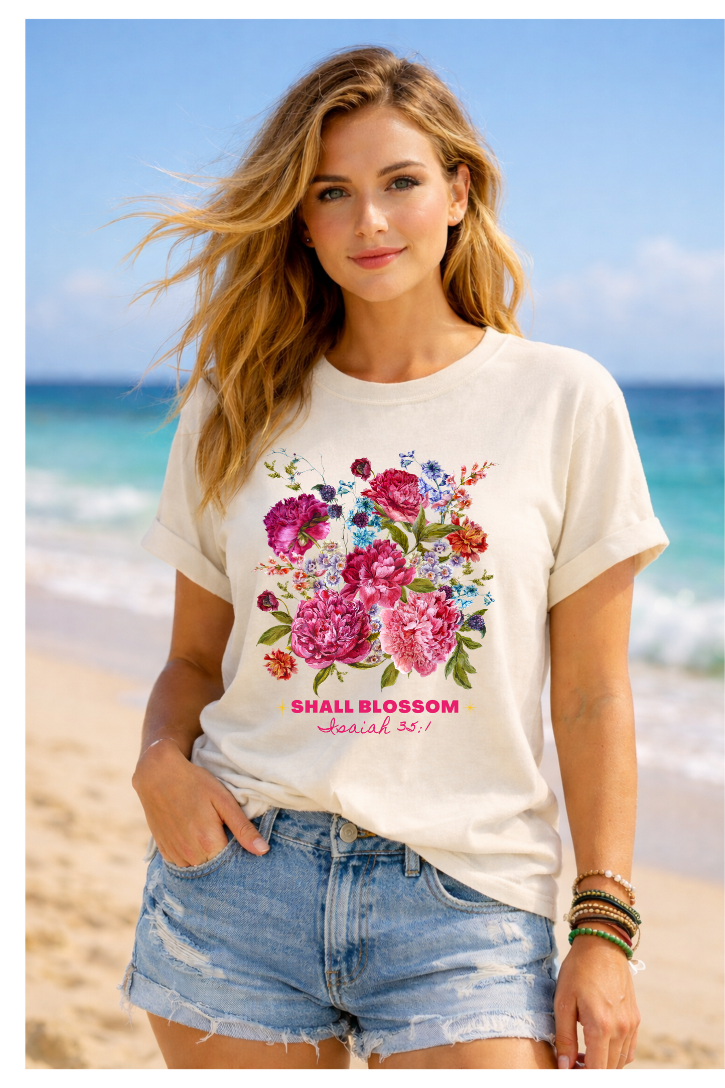 Shall Blossom floral bouquet T-Shirt
