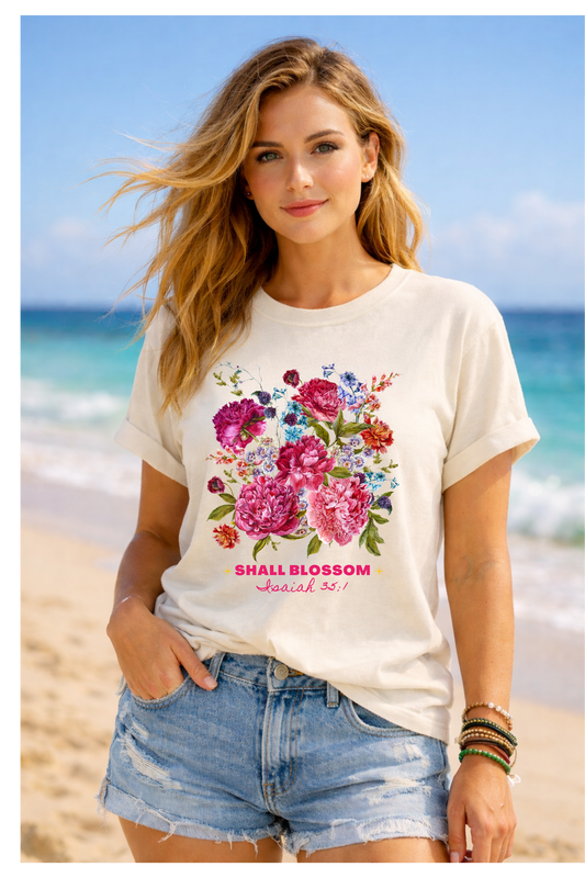 Shall Blossom floral bouquet T-Shirt
