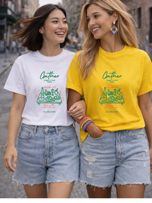 Gather Come to the Table Faith Tee |