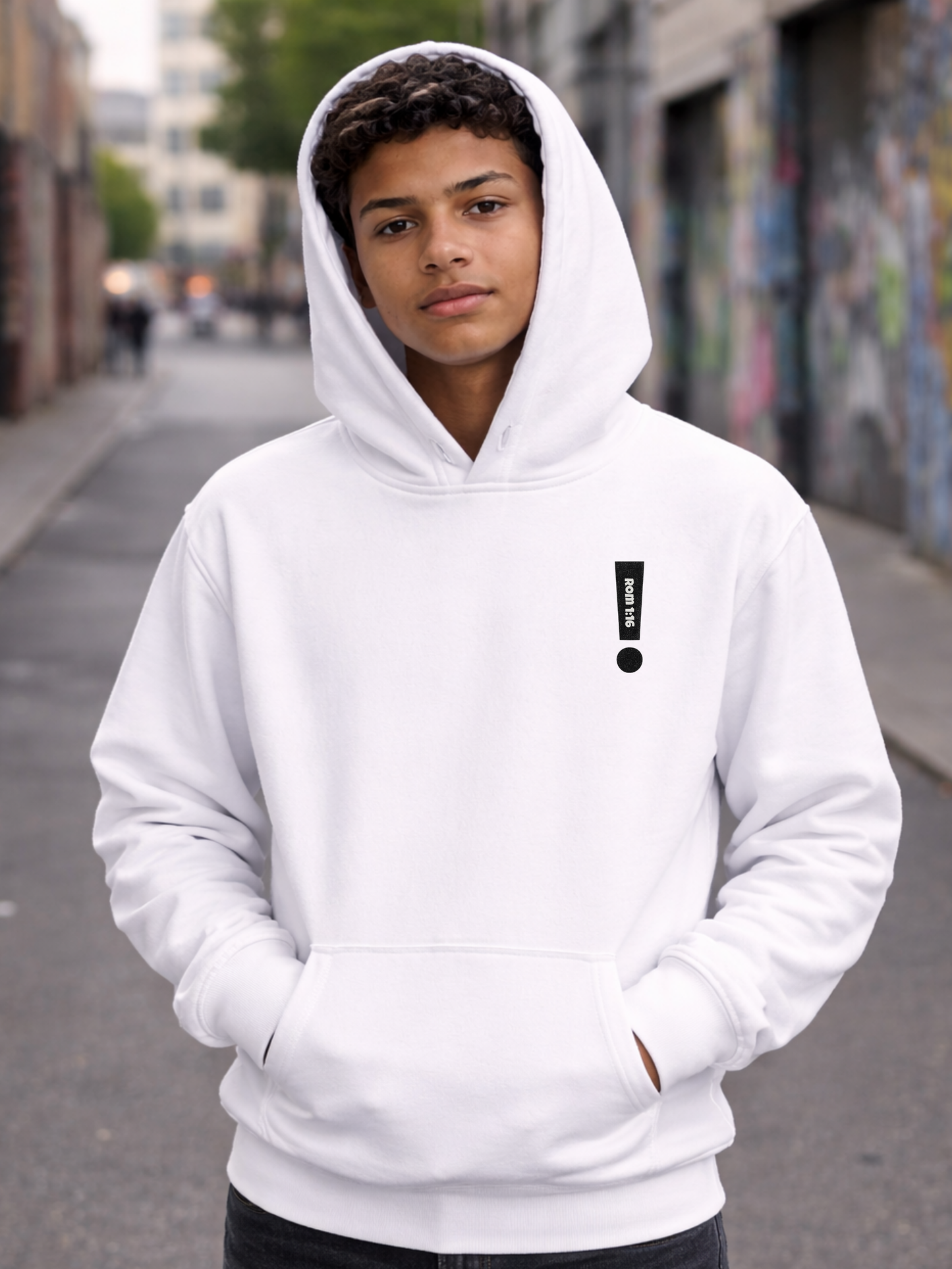 Not Ashamed hoodie  Bold Typography Back Print 6 TO 14
