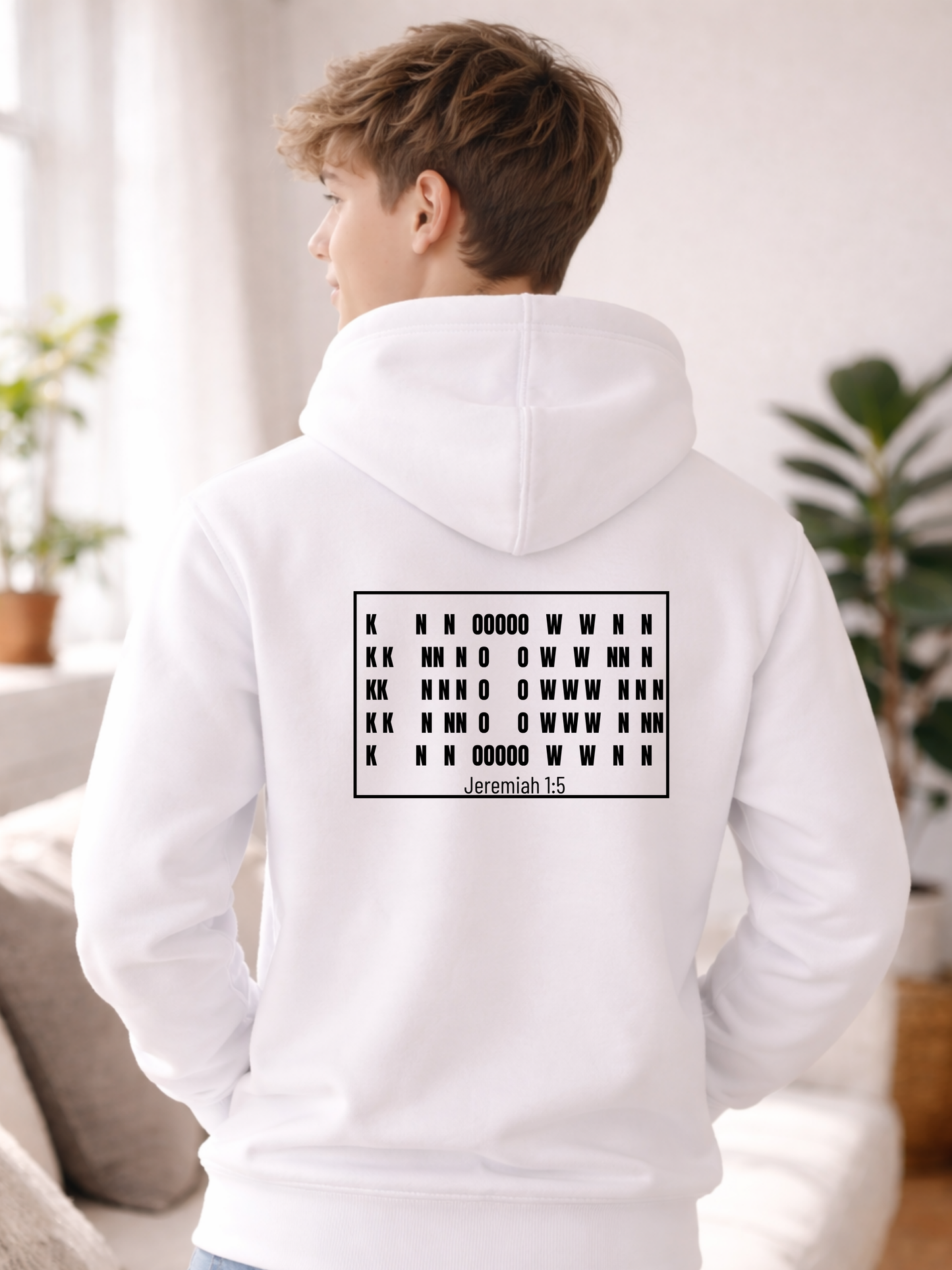 Known Man Hooded Sweatshirt | Jeremiah 1:5 6 to 14