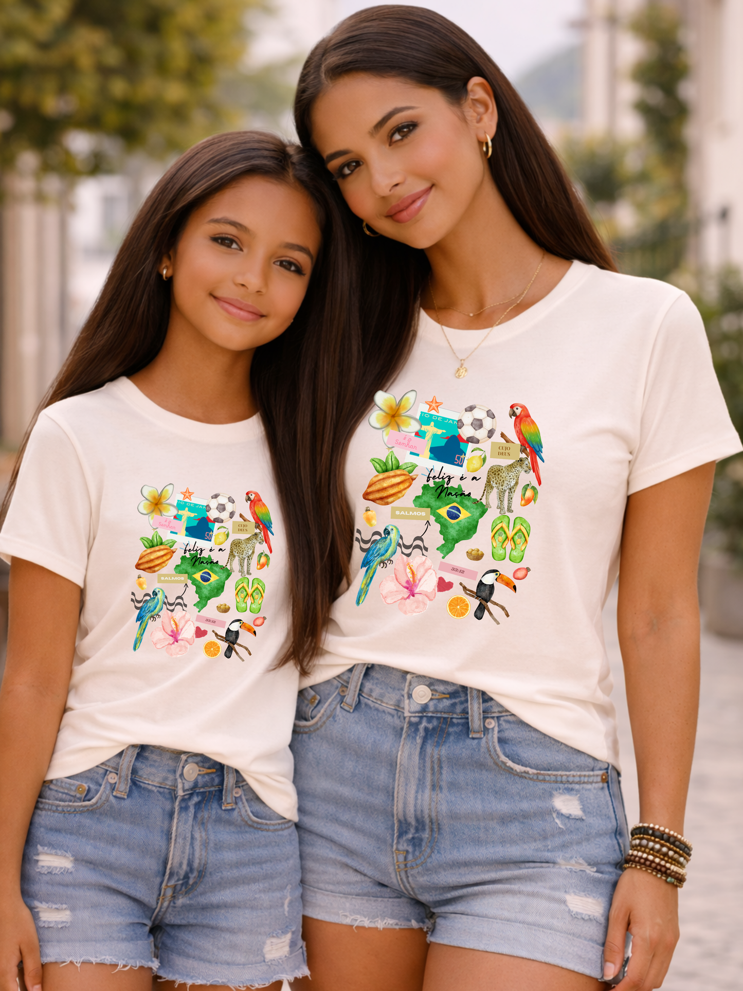 Brazil Collage Youth Tee