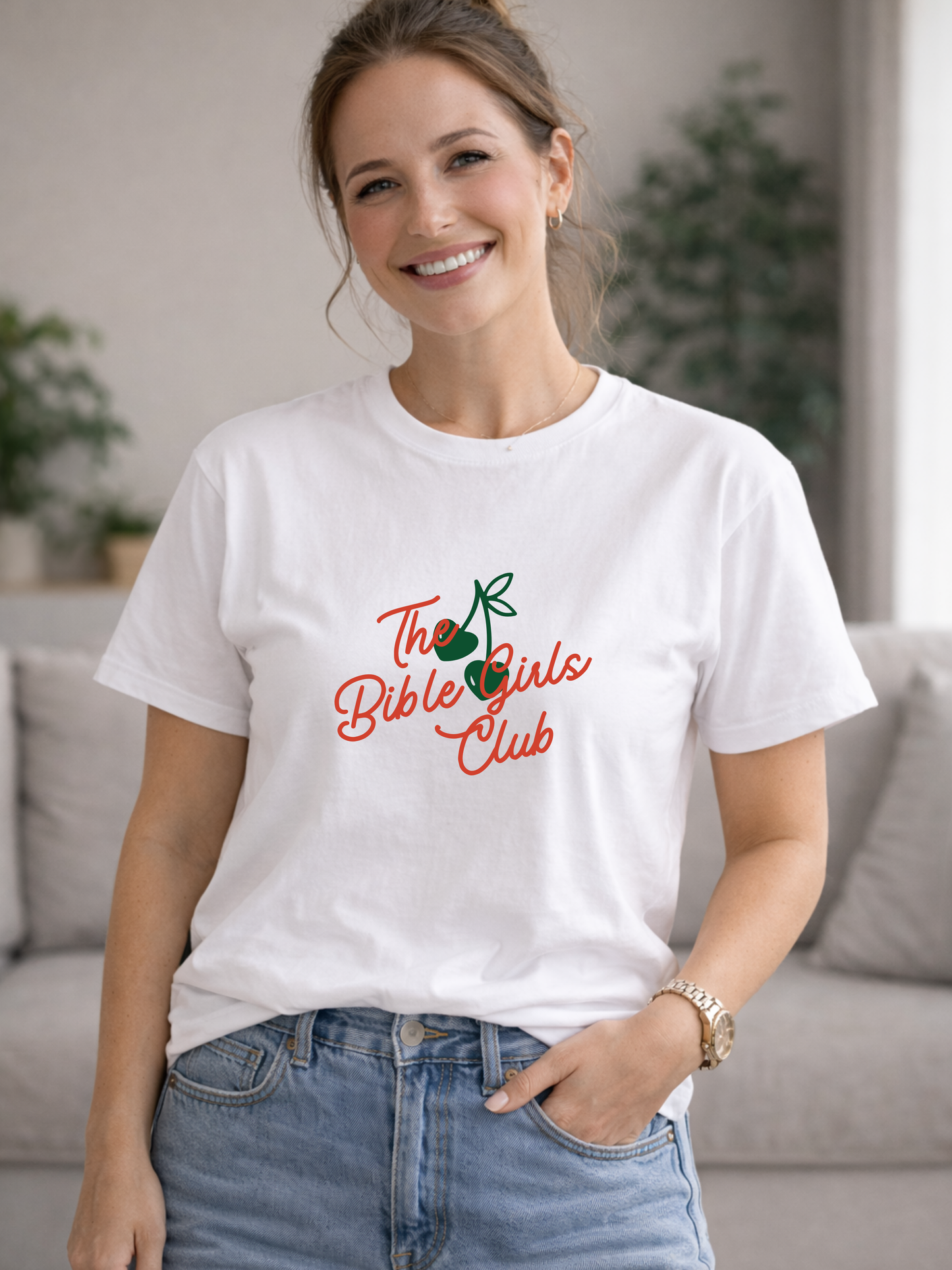 The Bible Girls Club Tee | Woman Graphic Shirt