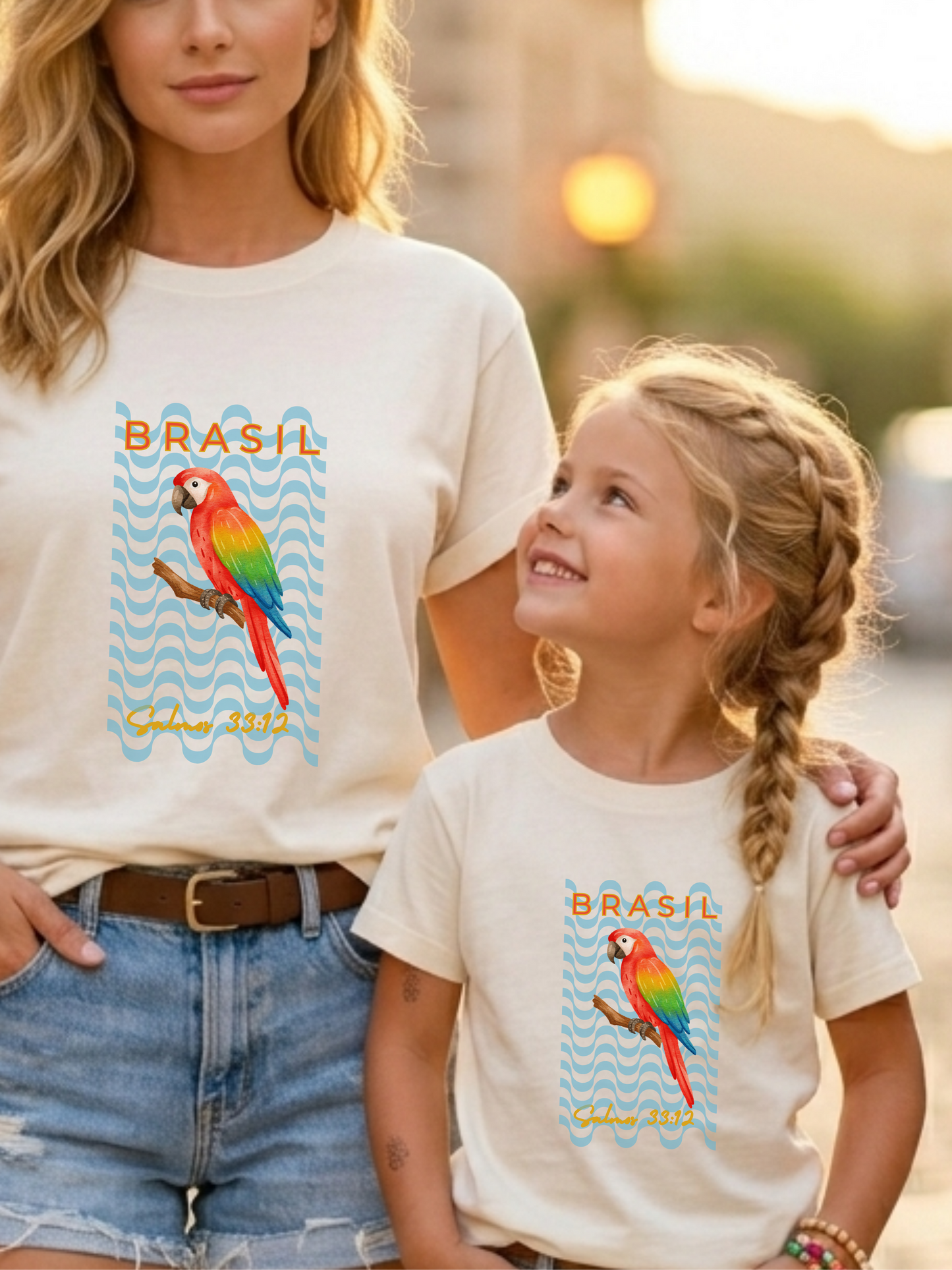 Brazil Parrot Toddler Tee | Tropical Bird Kids Shirt