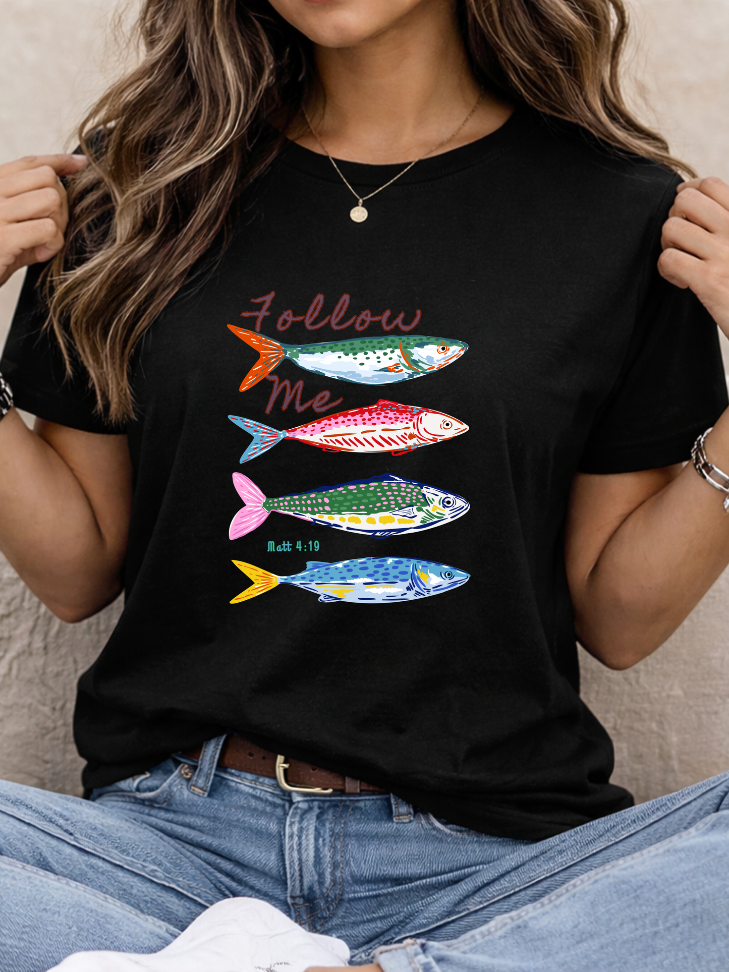 Follow Jesus - woman christian shirt