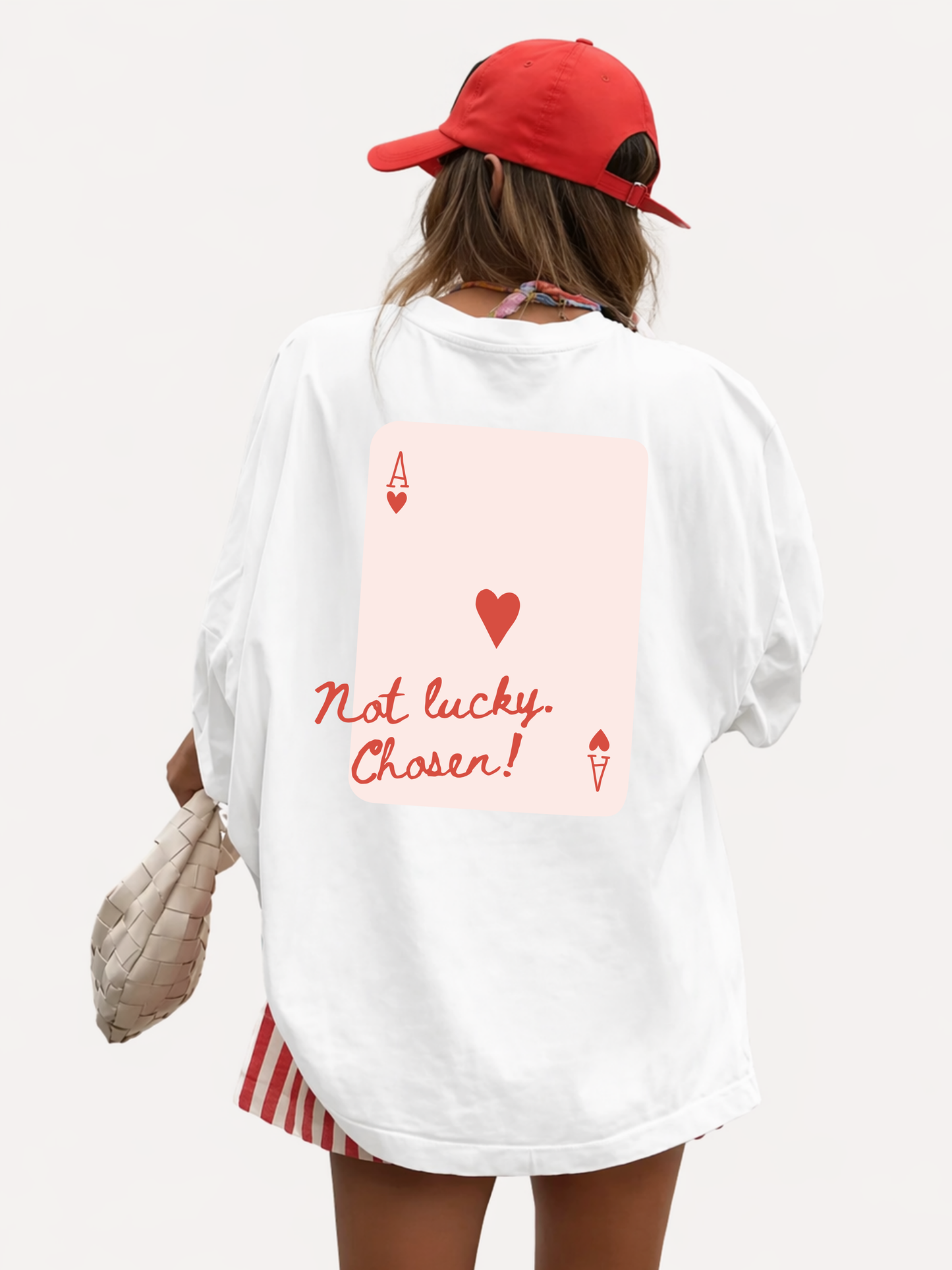Not Lucky Chosen Christian Tee Woman gift