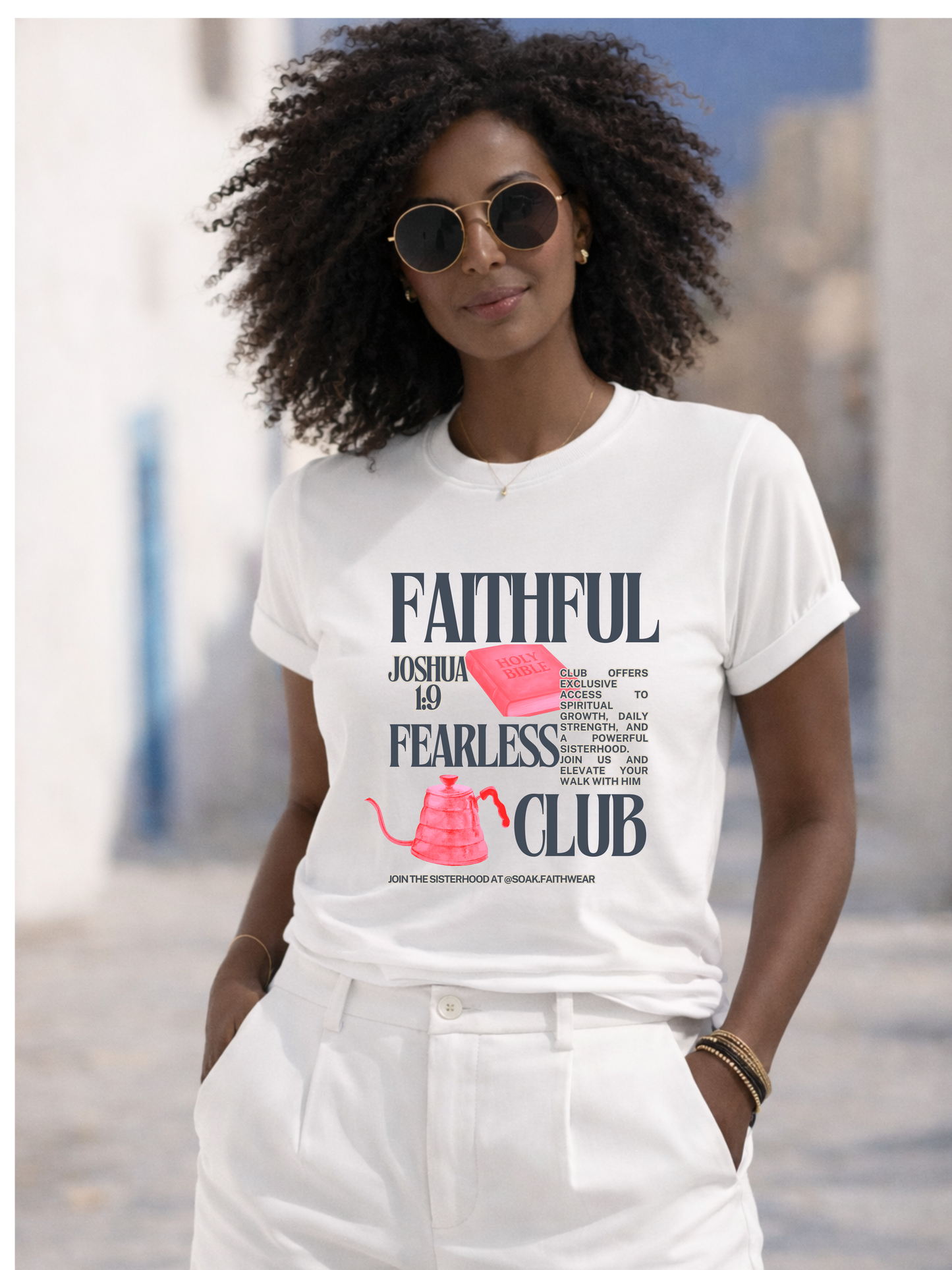 Faithful Fearless Club T-Shirt | Joshua 10