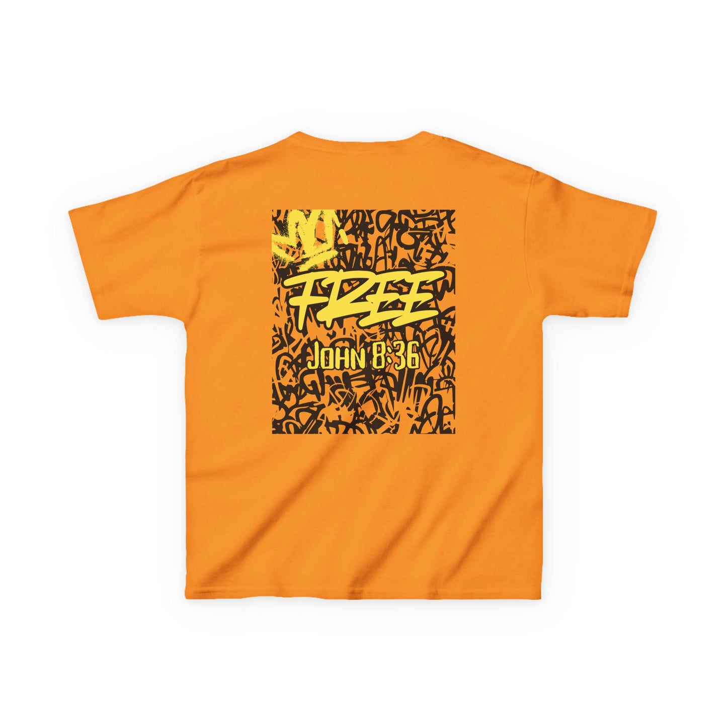 Free Graffiti John 8:36 Kids Tee