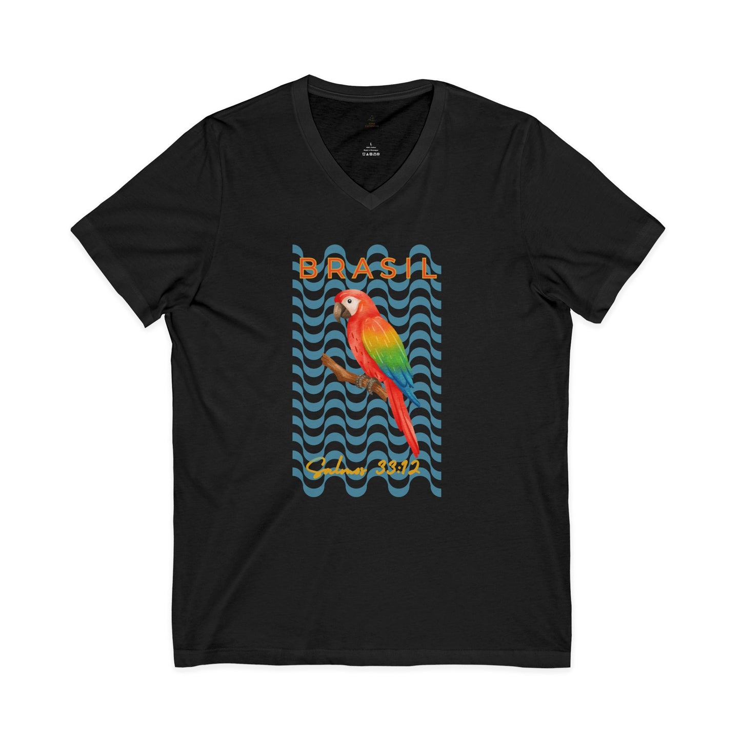 Brasil Parrot Illustration Woman Tee