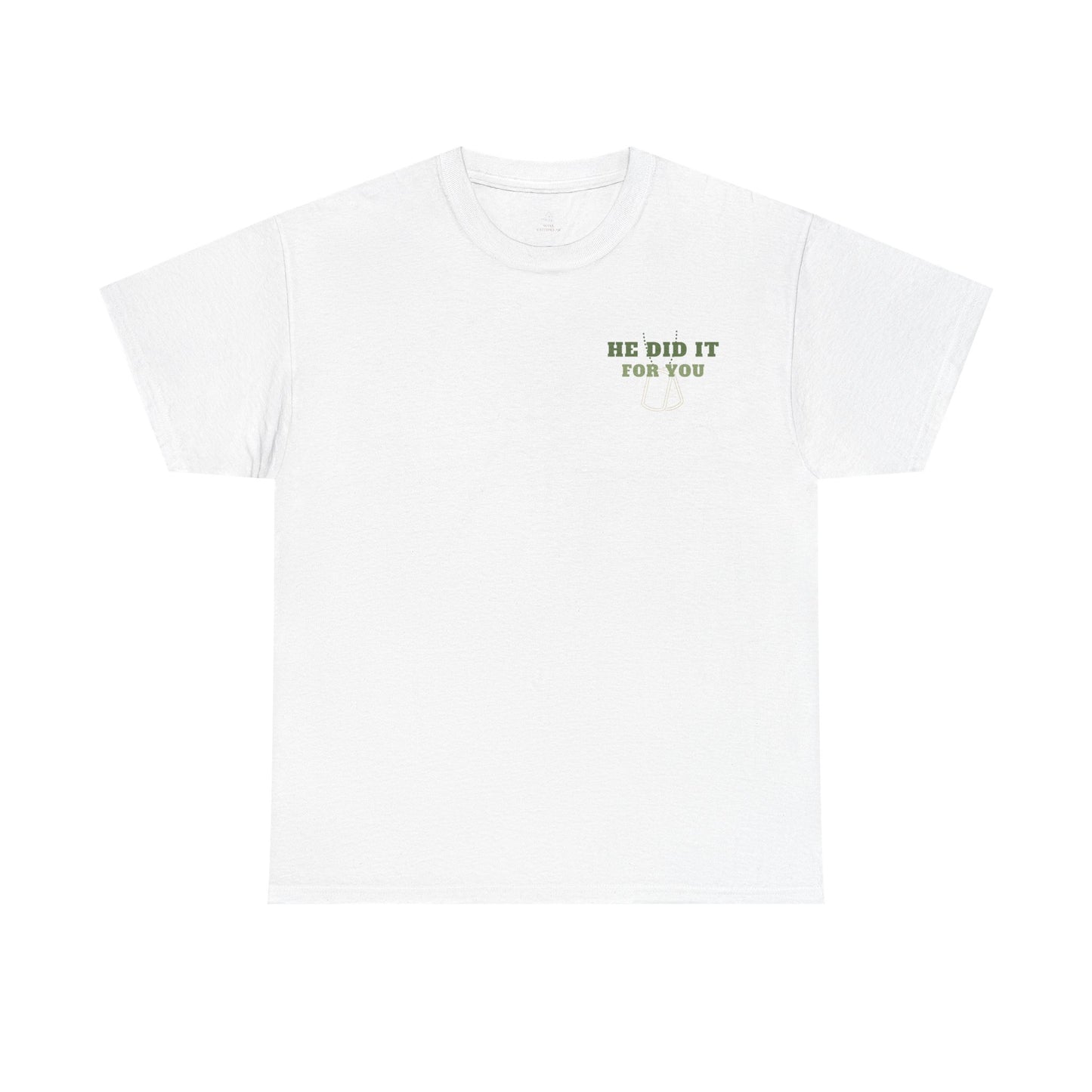 Christian Tee Camo Cross Emblem