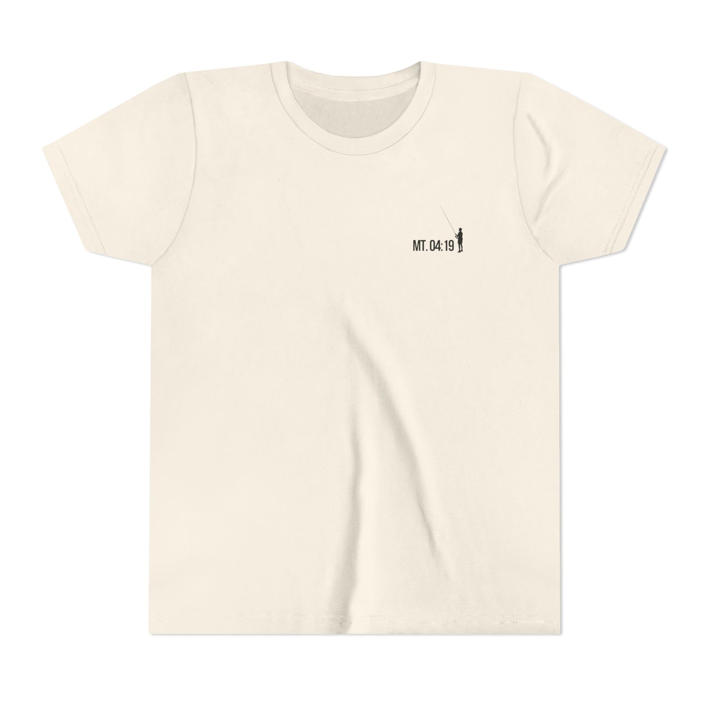 Fisher of man Math 4:19 shirt- mans