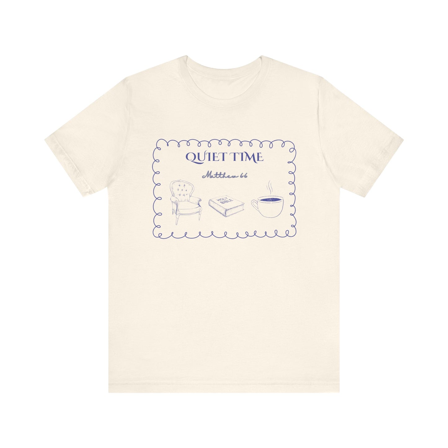Quiet Time WomanTee - bible, book, coffe