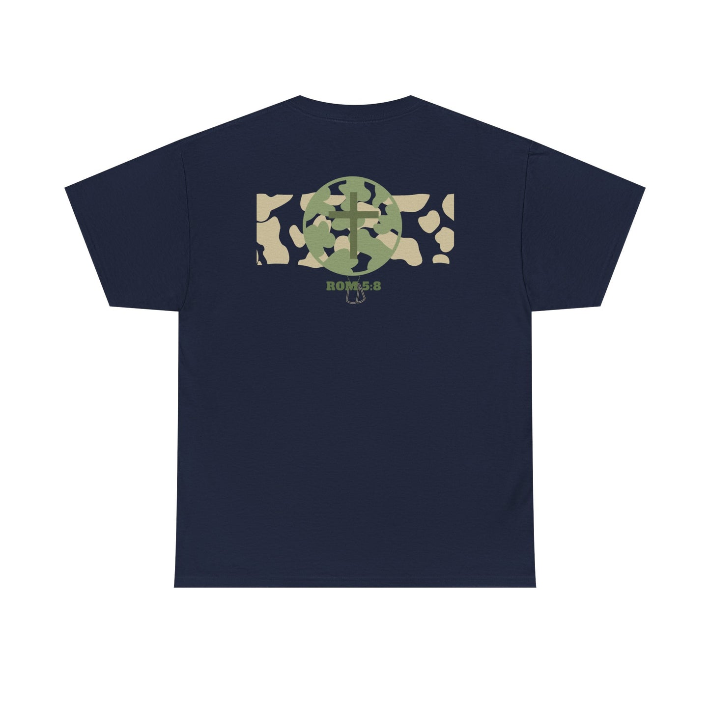 Christian Tee Camo Cross Emblem