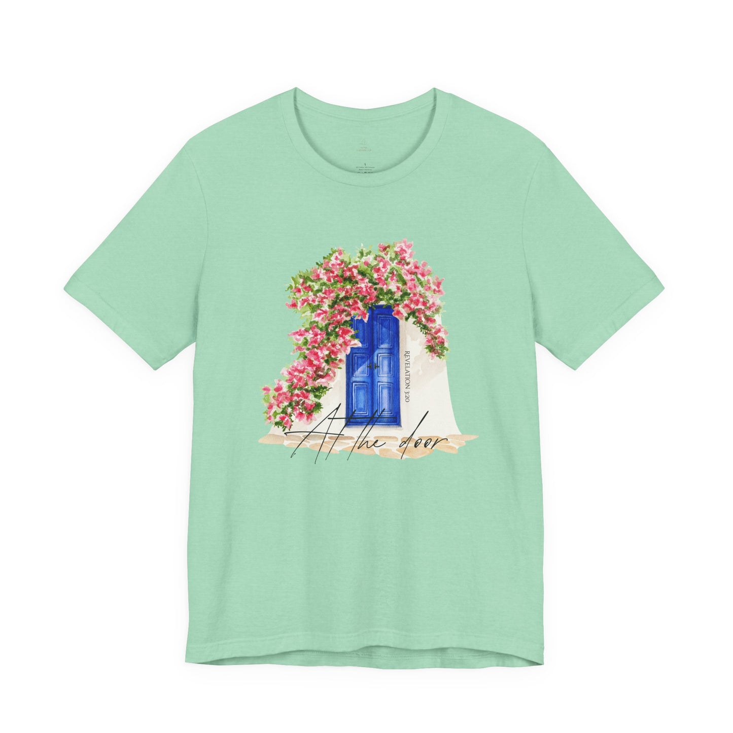 Jesus is knocking At the door christian woman Tee
