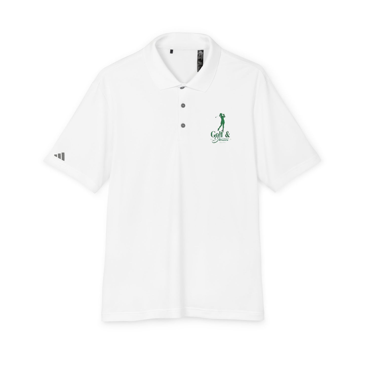 Golf & Jesus Adidas Polo shirt