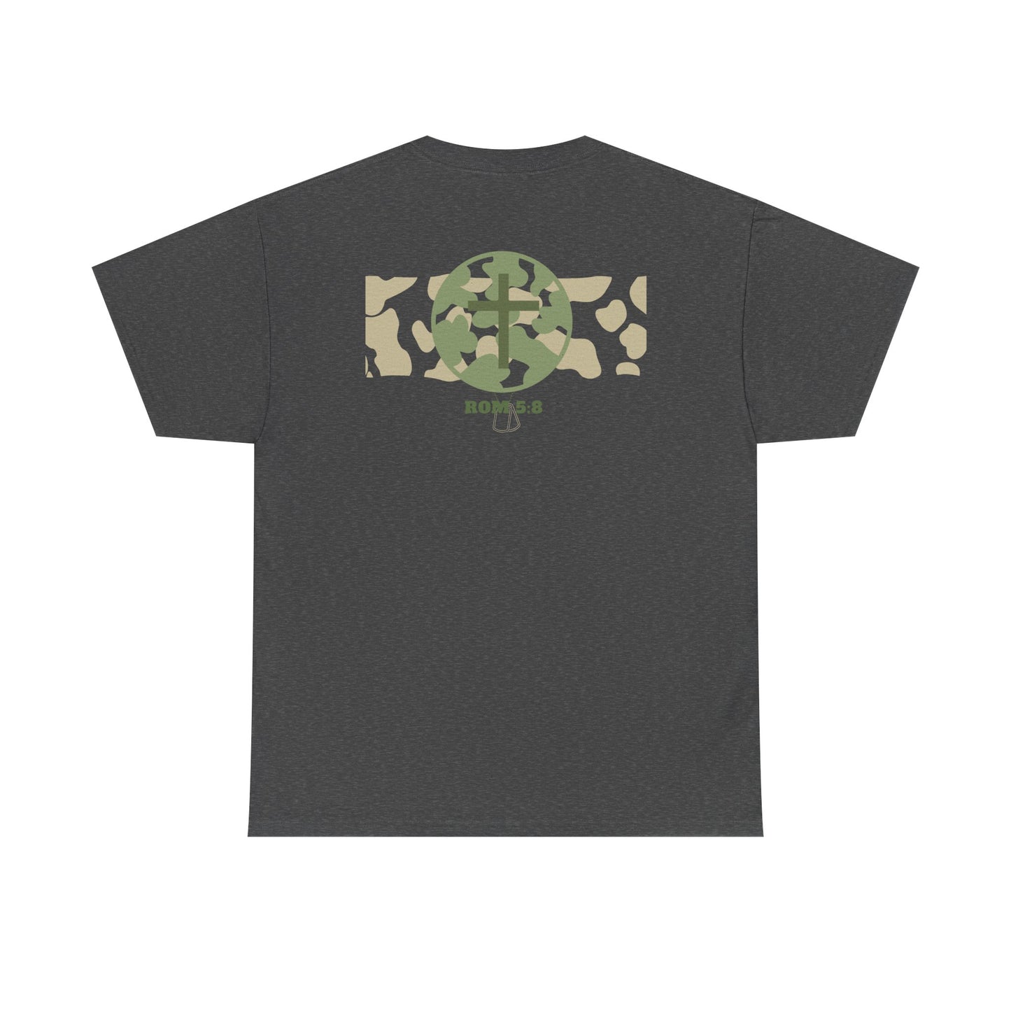Christian Tee Camo Cross Emblem