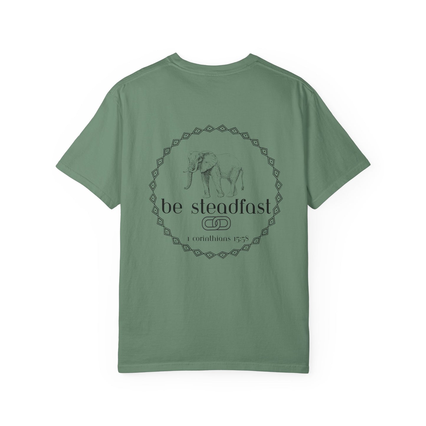 Be Steadfast Illustration Man T-shirt | Minimal Line Art