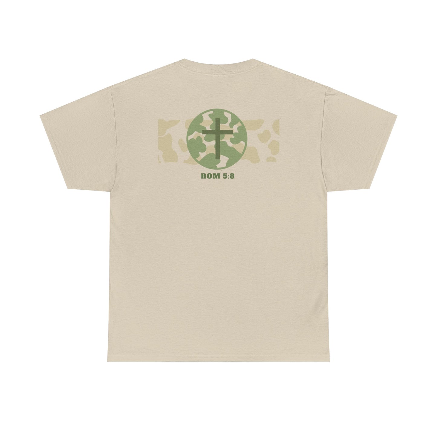 Christian Tee Camo Cross Emblem