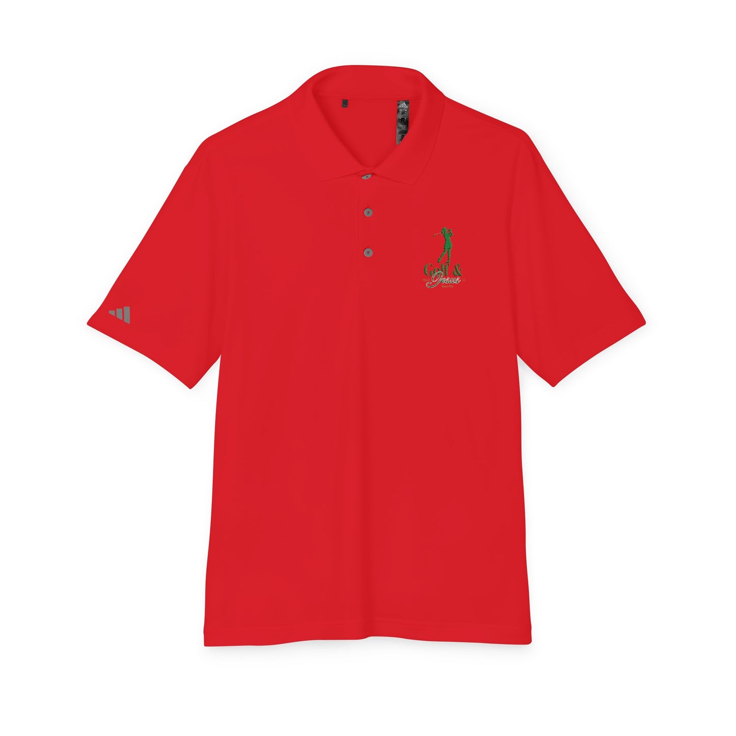 Golf & Jesus Adidas Polo shirt