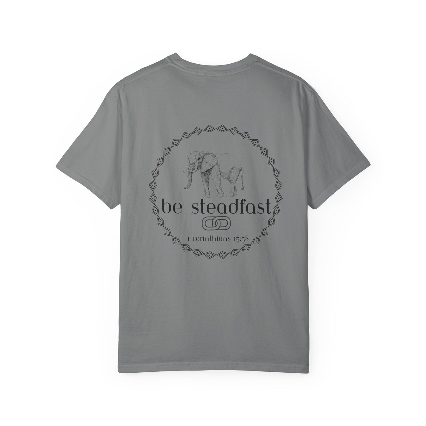Be Steadfast Illustration Man T-shirt | Minimal Line Art