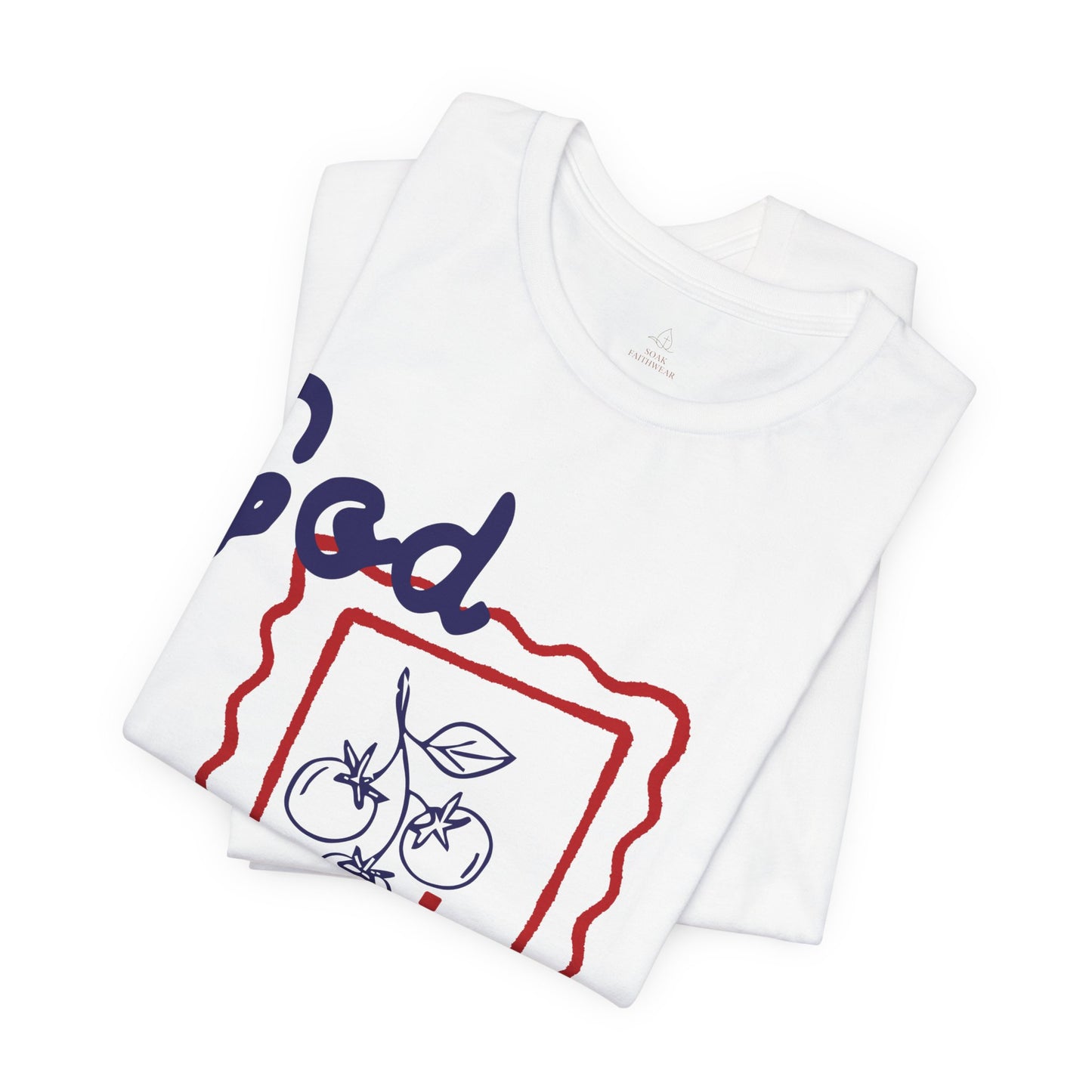 God Is Good T-Shirt | Religious Christian Tee, Hand-Drawn Fruit Illustration