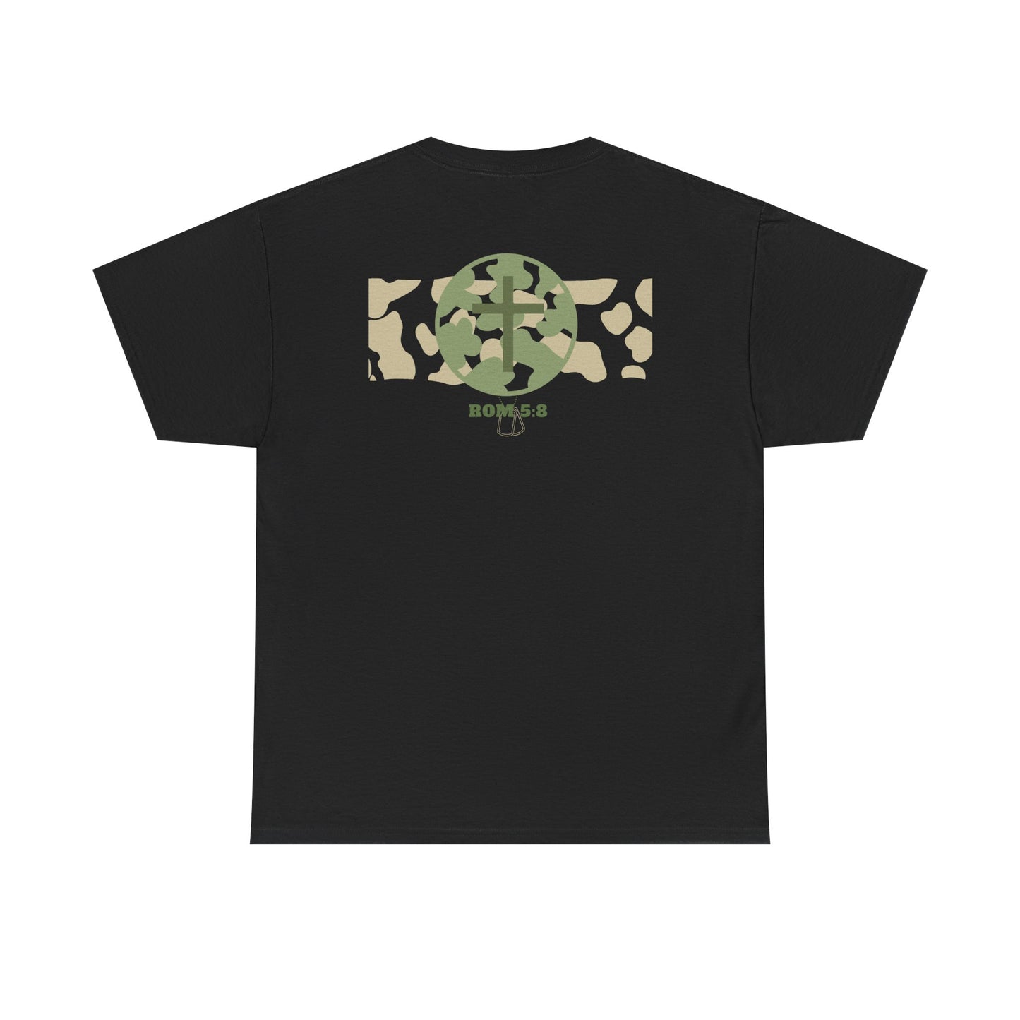 Christian Tee Camo Cross Emblem