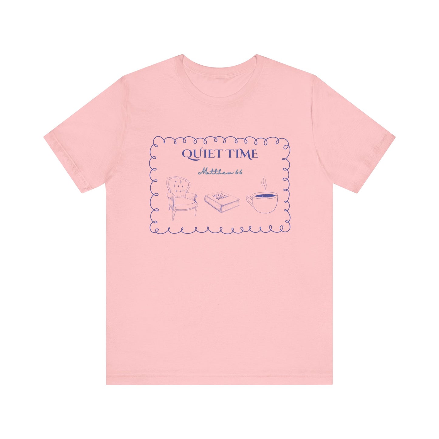 Quiet Time WomanTee - bible, book, coffe
