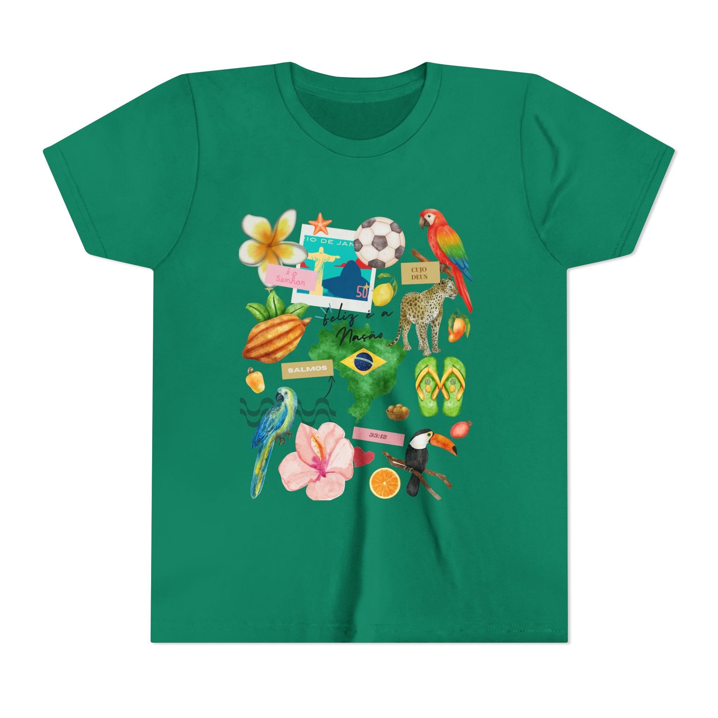 Brazil Collage Youth Tee