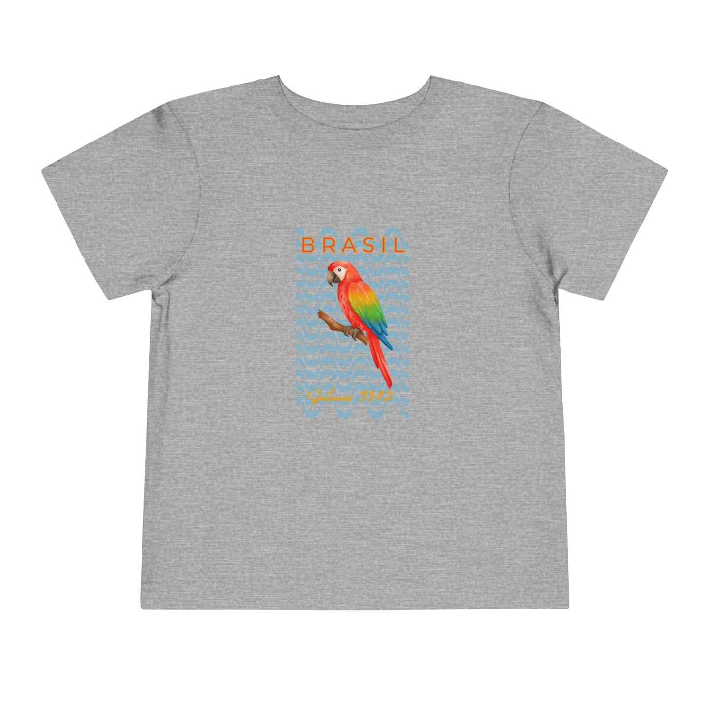 Brazil Parrot Toddler Tee | Tropical Bird Kids Shirt