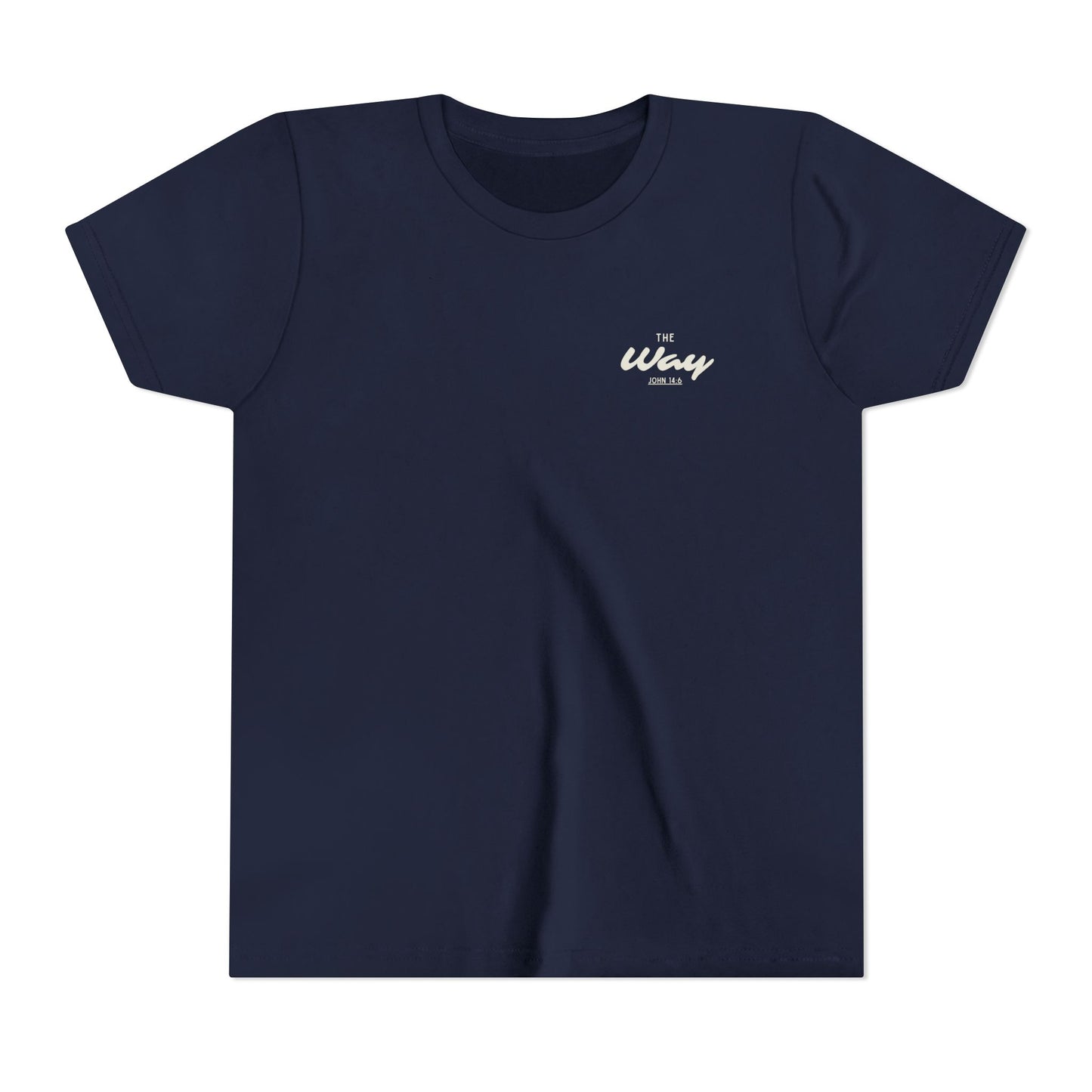 Seek Him First Youth Tee | Christian Scripture John 14:6