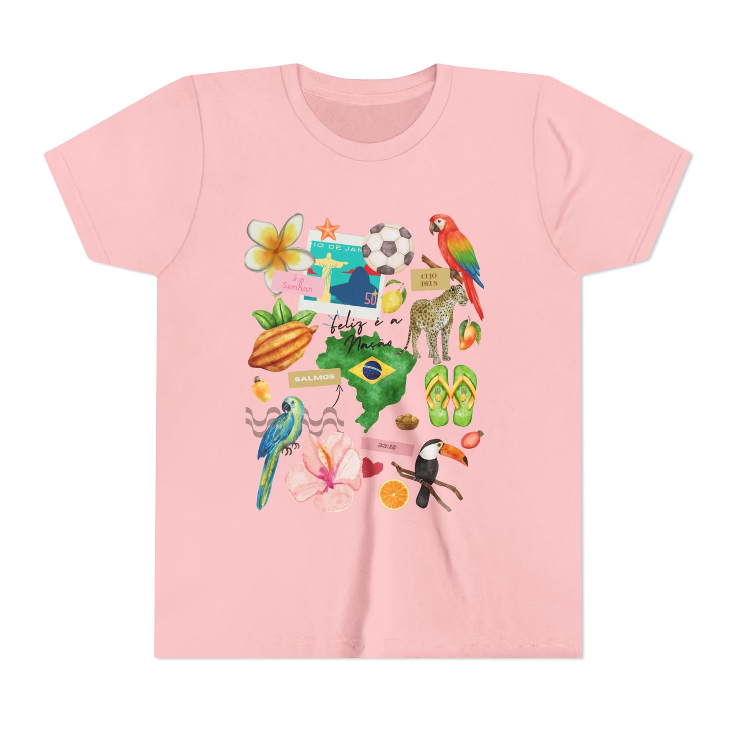Brazil Collage Youth Tee