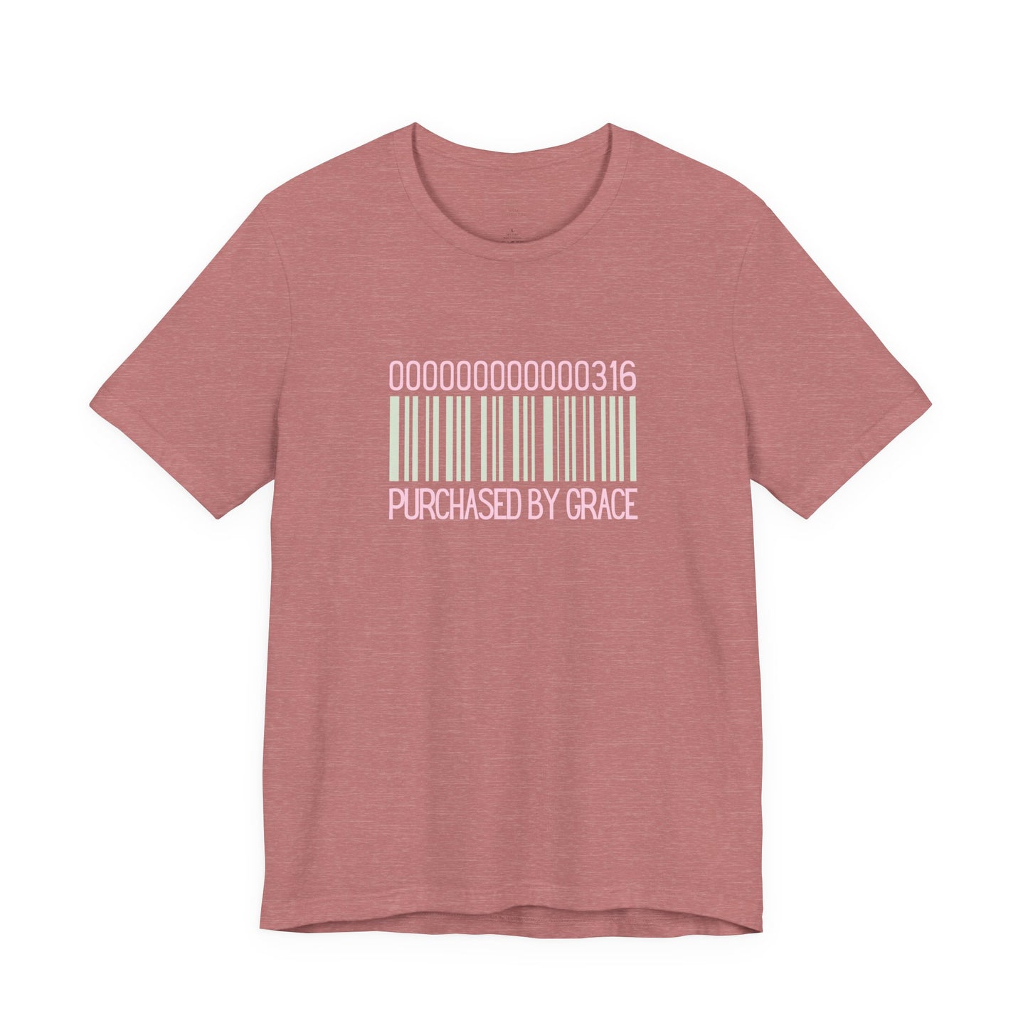 Barcode 'Purchased by Grace' Design Woman Tee