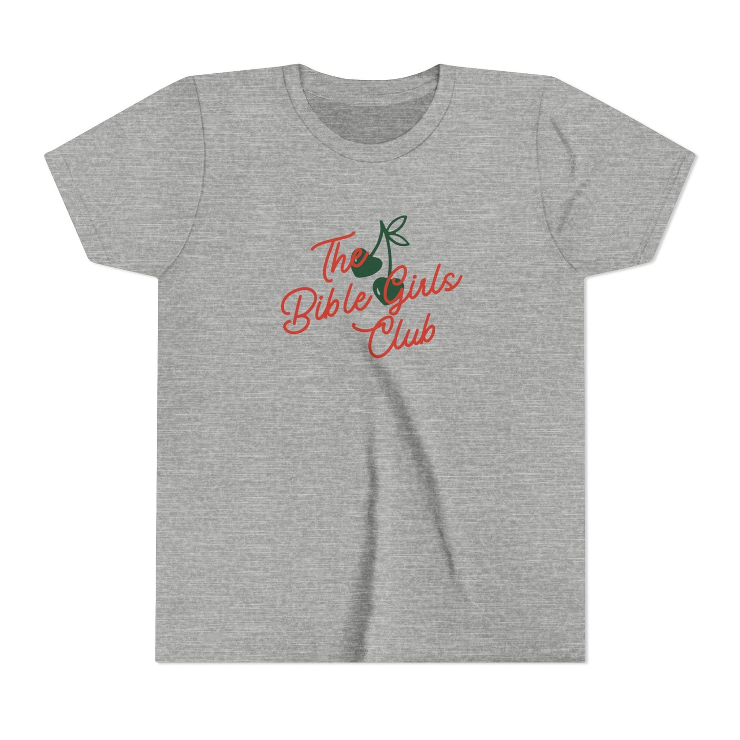 WOMAN The Bible Girls Club Tee | Cherry Illustration, Faith Shirt 6-14