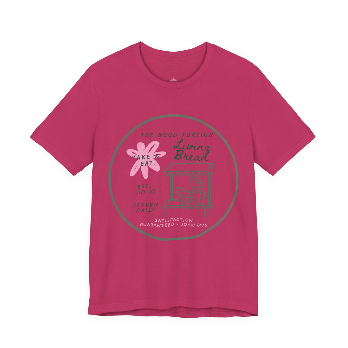 Christian Tee Living Bread adult