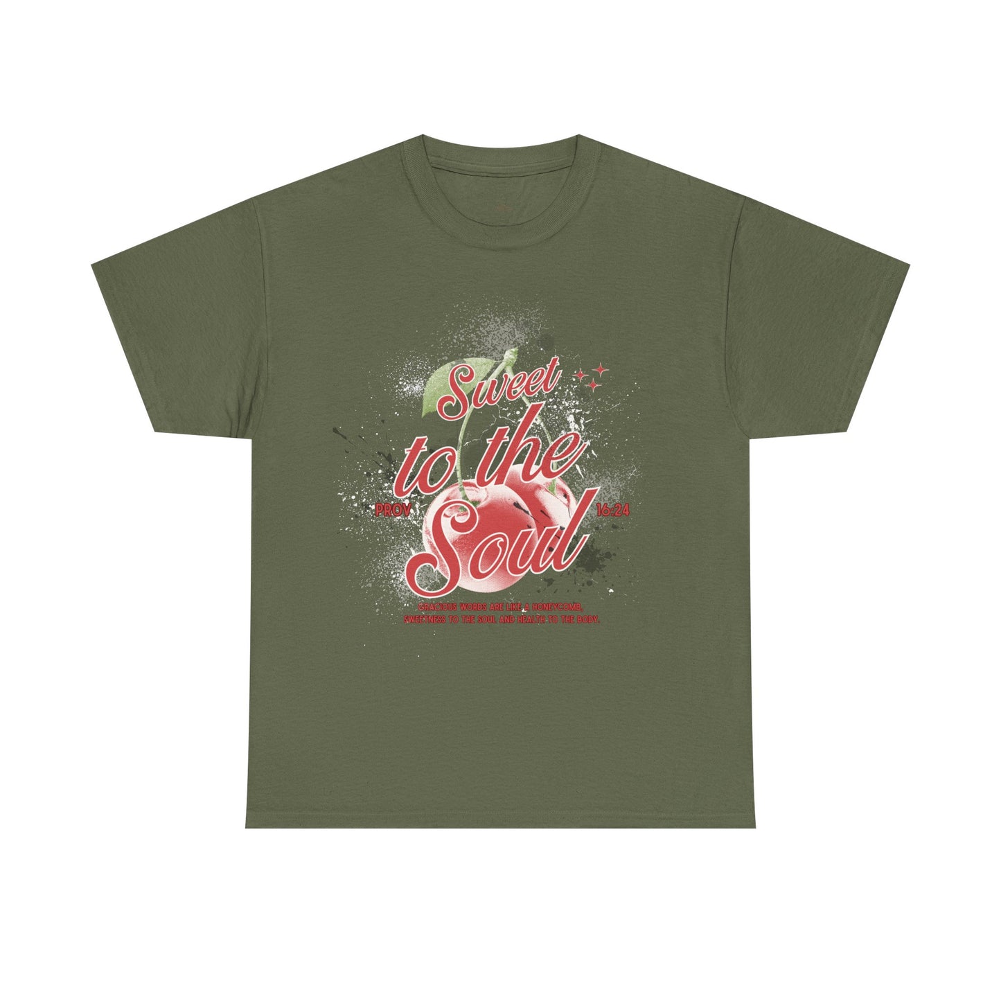 Sweet to the Soul Shirt  Proverbs 16:24  Christian Tee