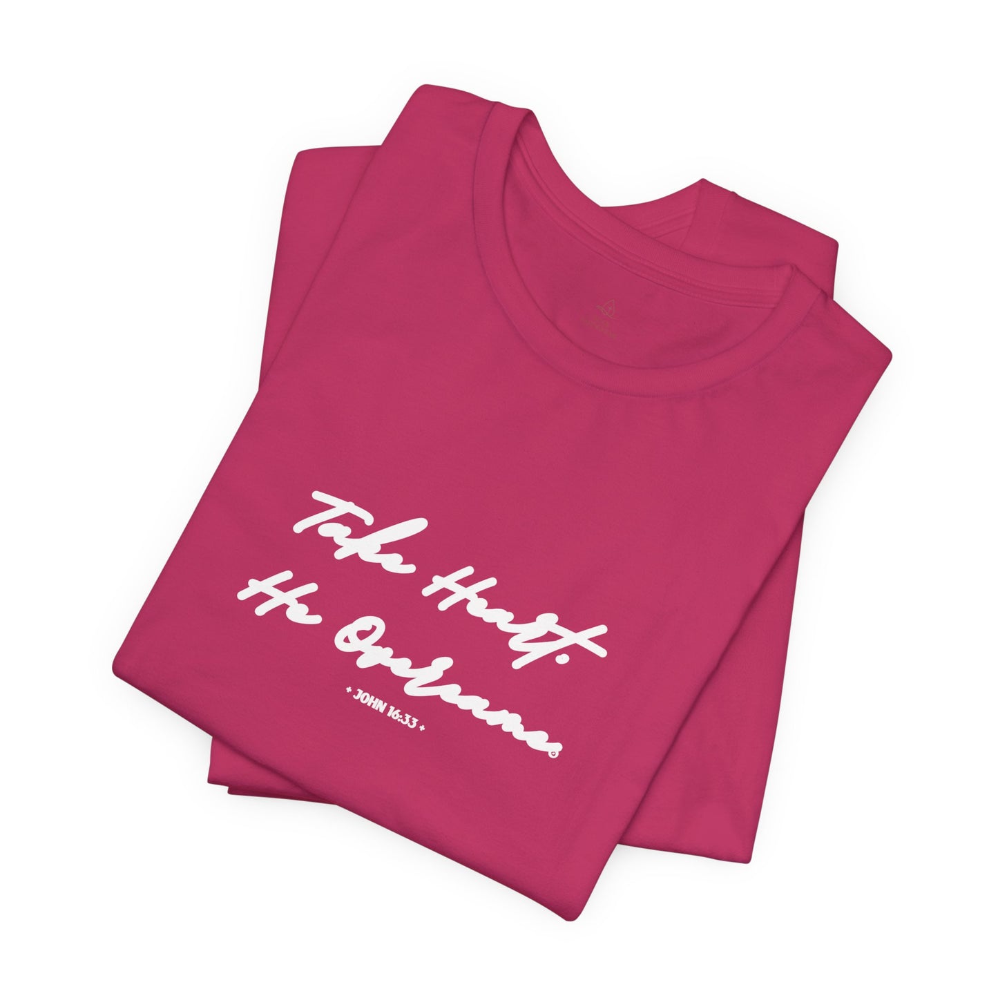 Take Heart He Overcame Shirt, Christian T-Shirt
