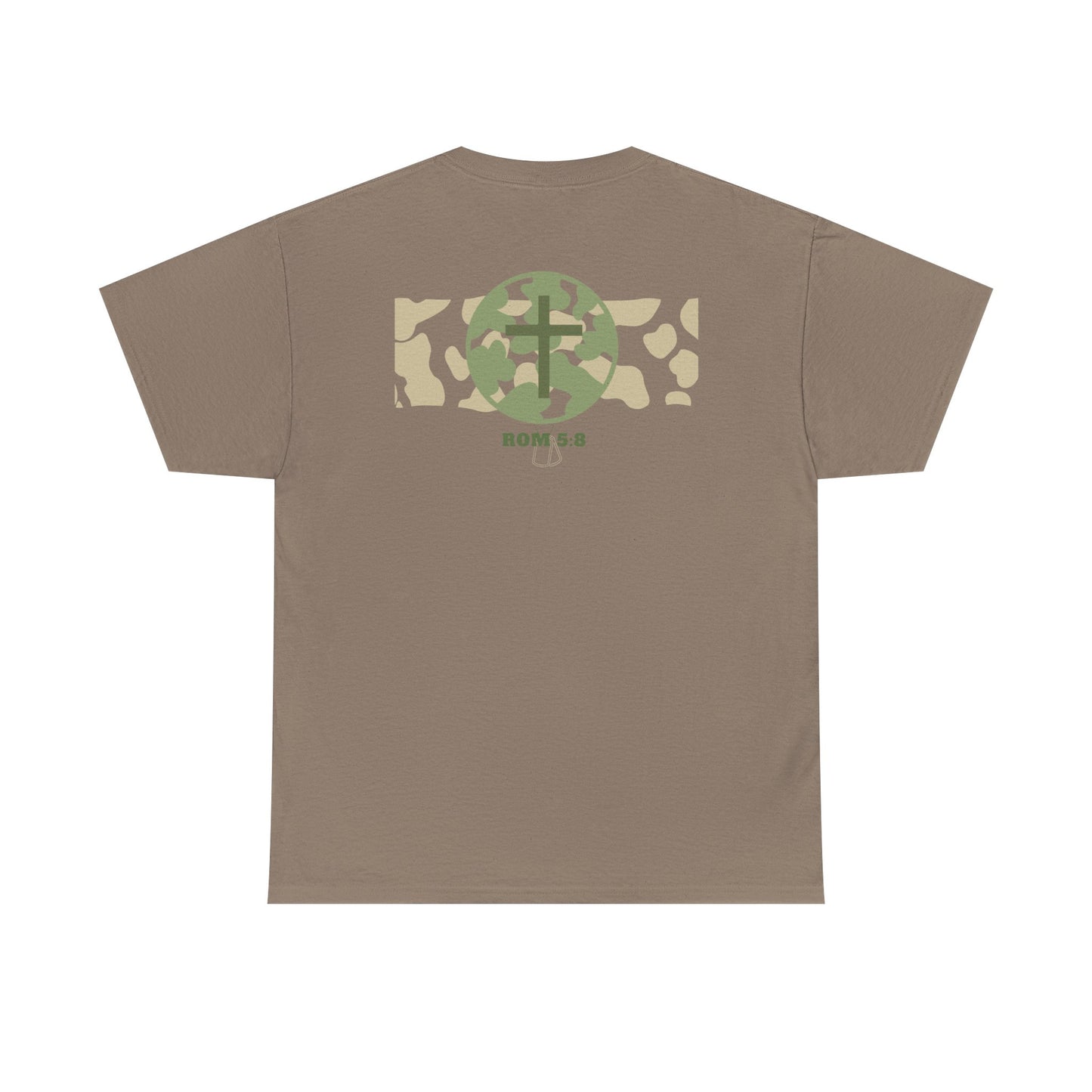 Christian Tee Camo Cross Emblem